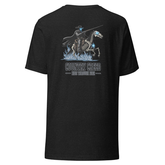 Ride Through Fire Unisex t-shirt